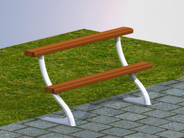 Park bench П20 model