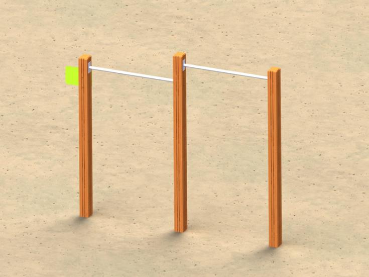 Double horizontal bar, Ф04 model