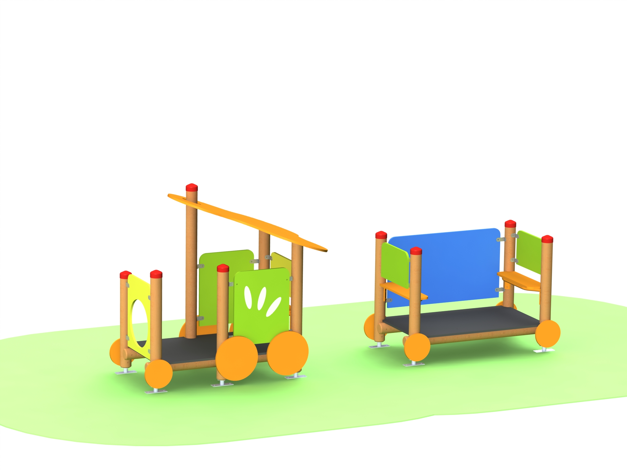 Combined children play facility, Г54 model