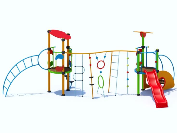 Product photo: Combined children play facility, KM08 model