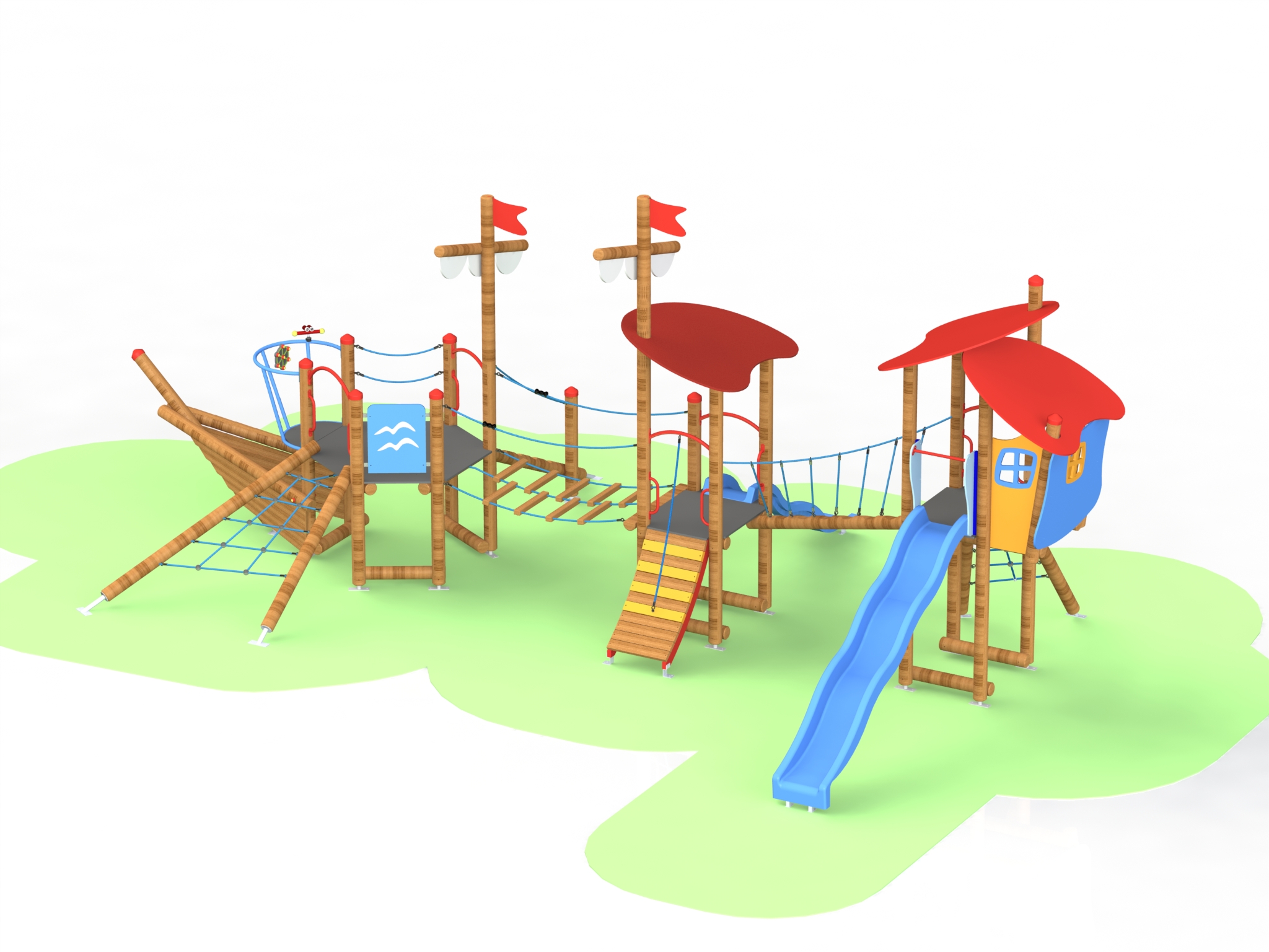 Combined children play facility, Г53 model