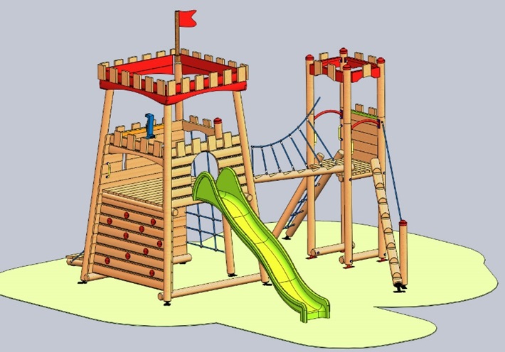 Combined children play facility, Г59 model