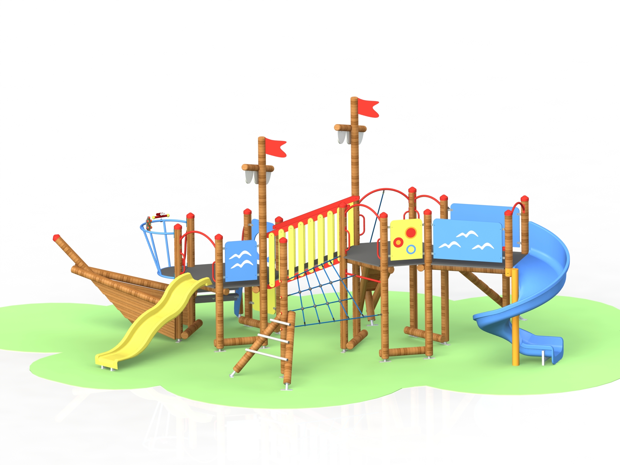 Combined children play facility, Г60 model
