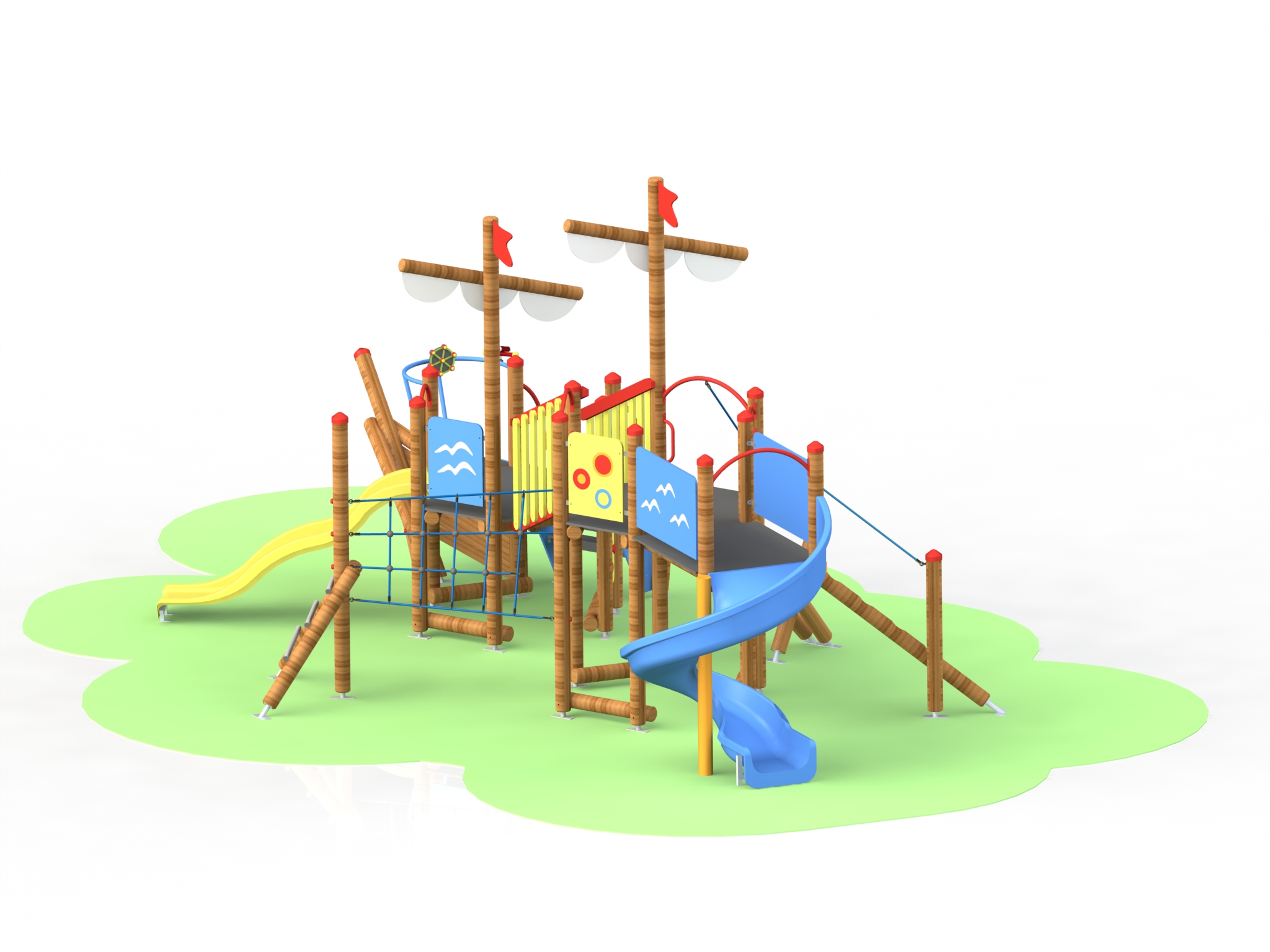 Combined children play facility, Г60 model