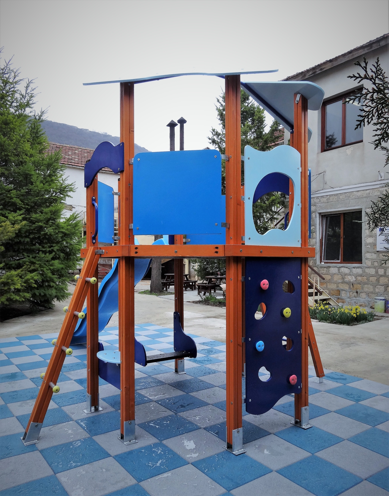 Combined playground equipment, model КД15