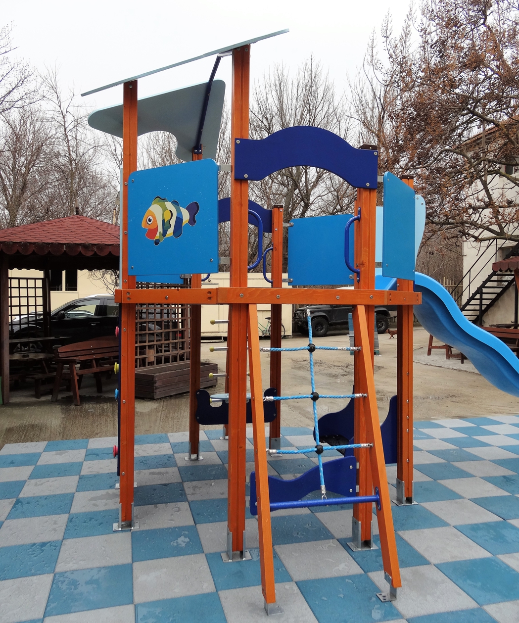 Combined playground equipment, model КД15