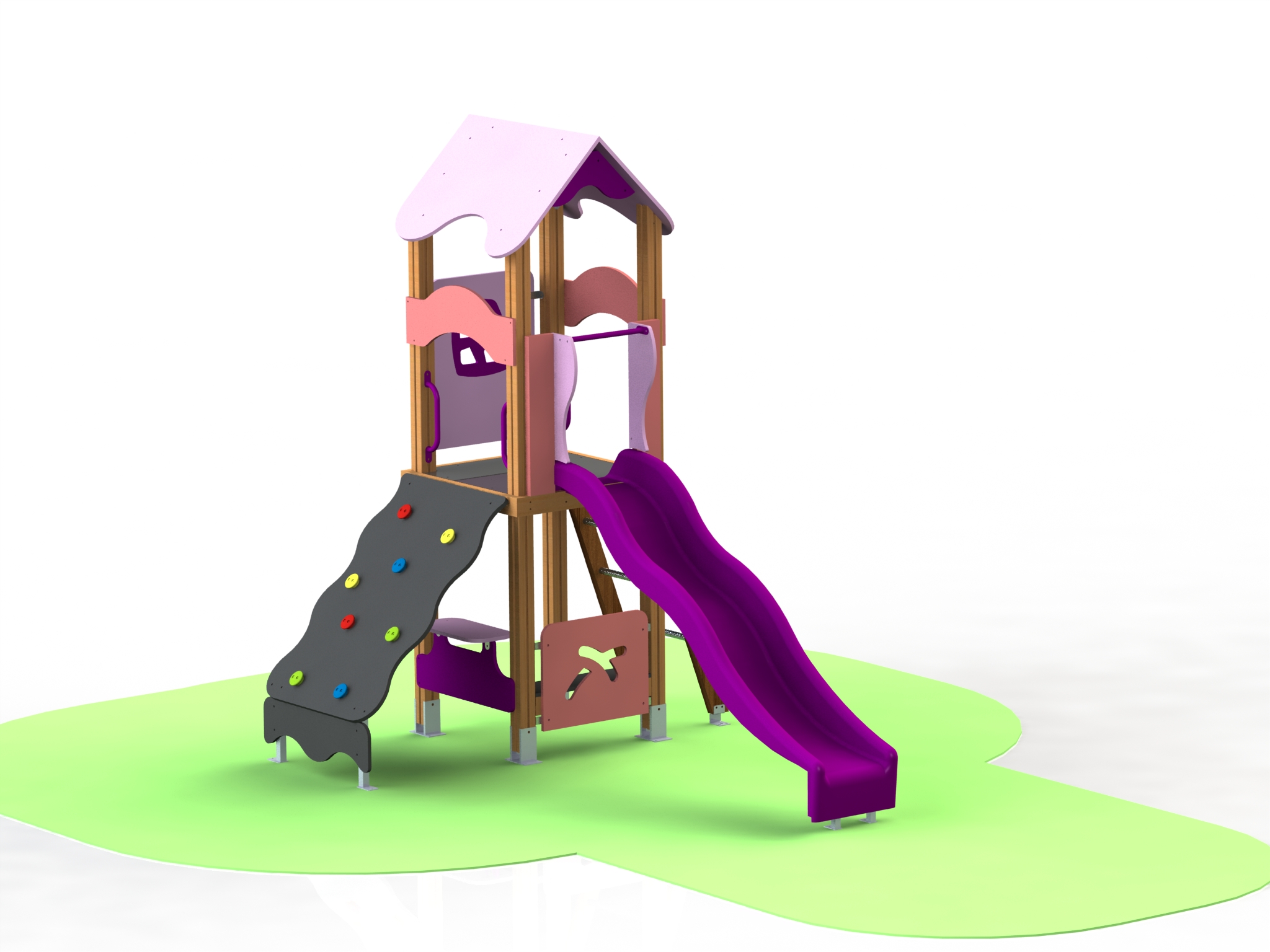 Combined playground equipment, model КД04