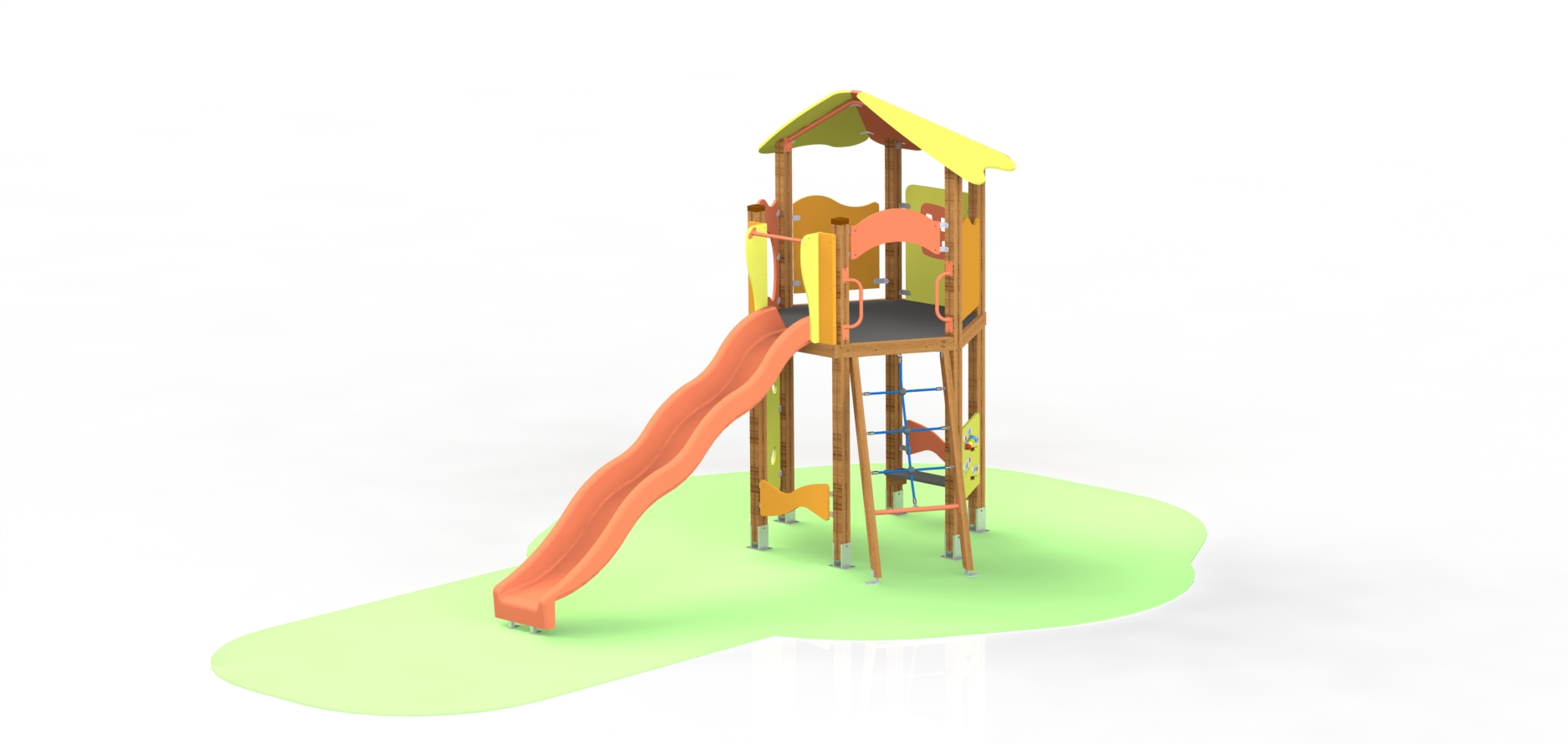 Combined playground equipment, model КД08