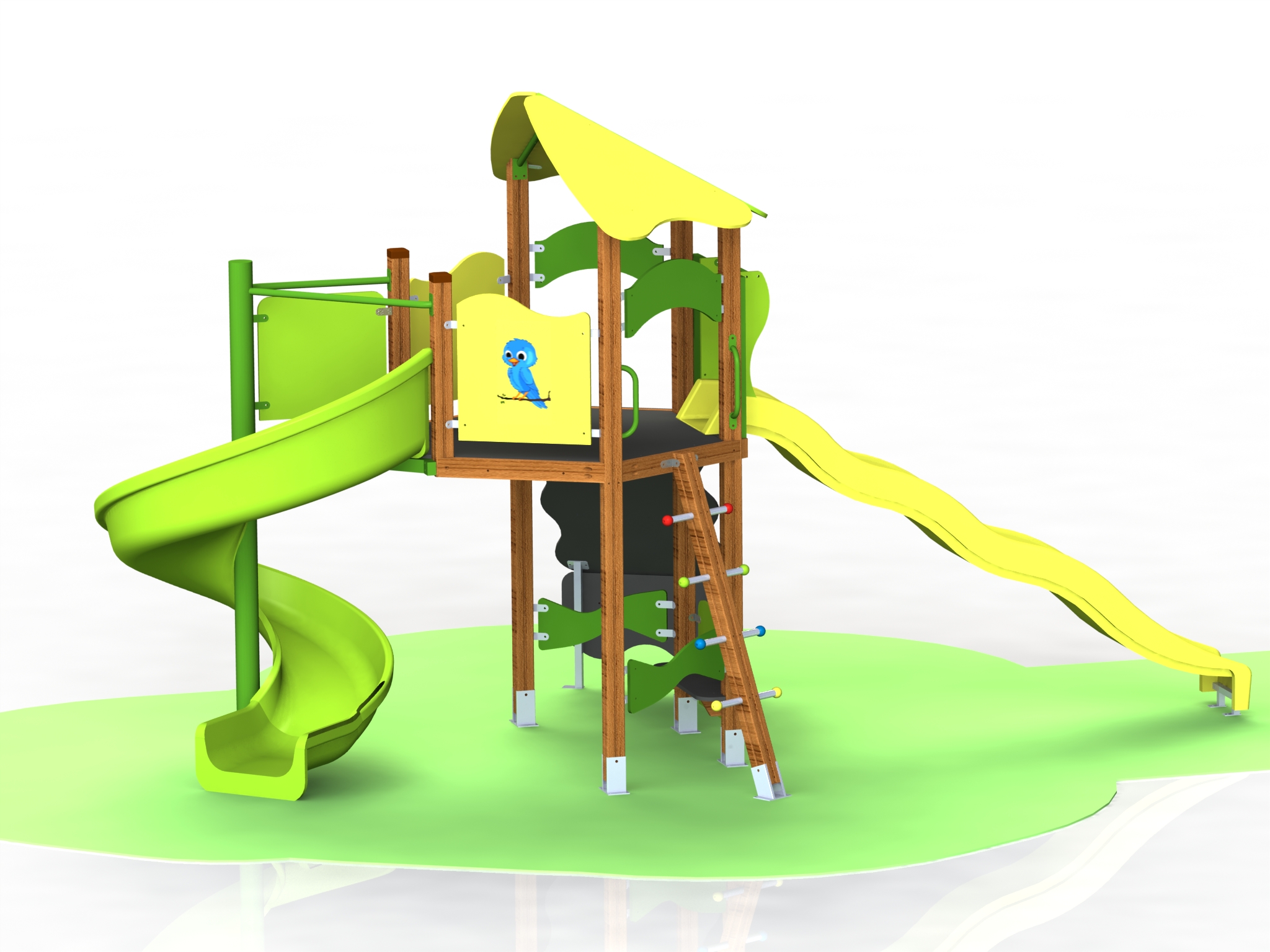 Combined playground equipment, model КД14