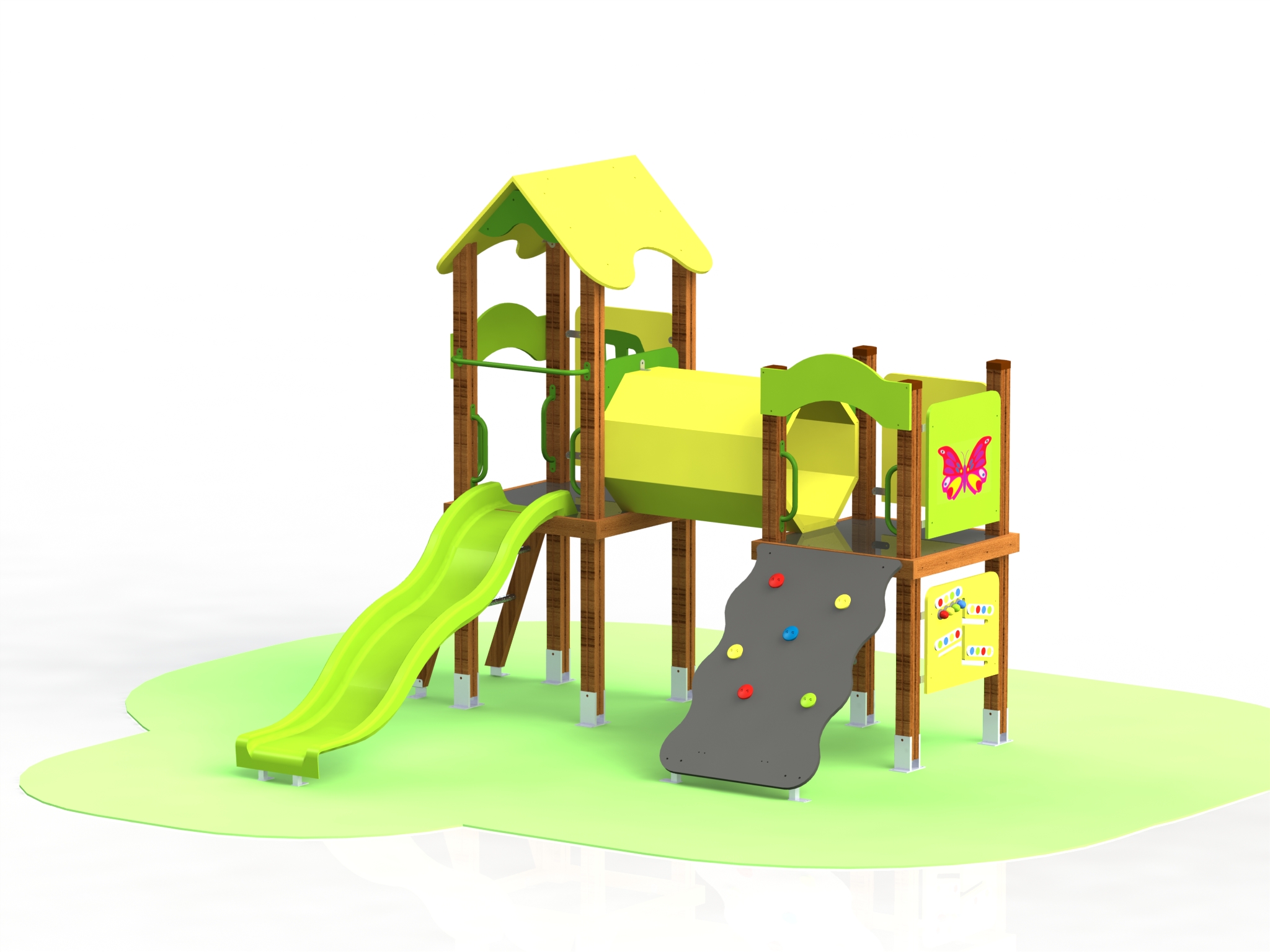 Combined playground equipment, model КД16