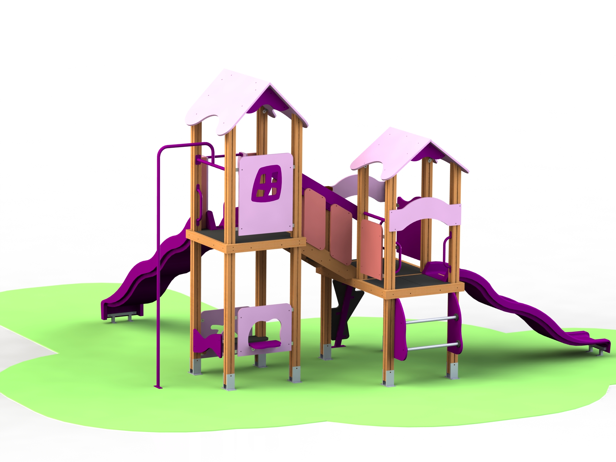 Combined playground equipment, model КД19