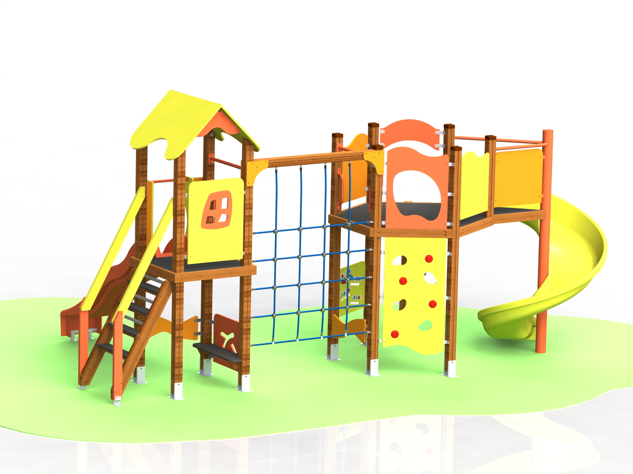 Combined playground equipment, model КД22