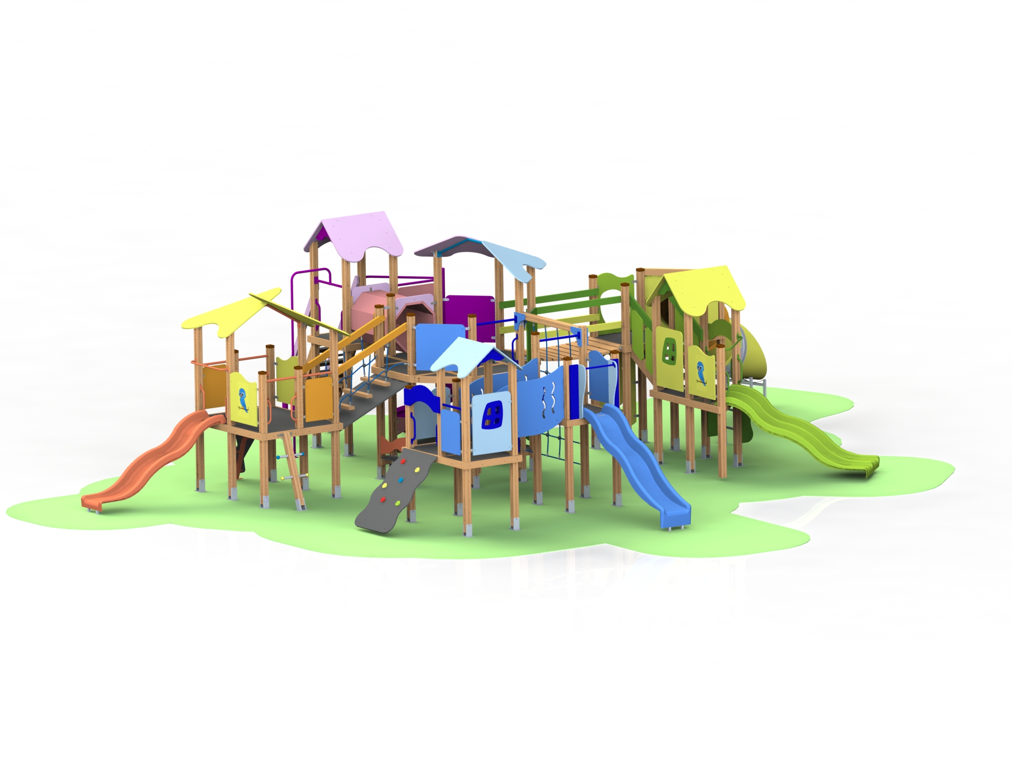 Combined playground equipment, model КД32