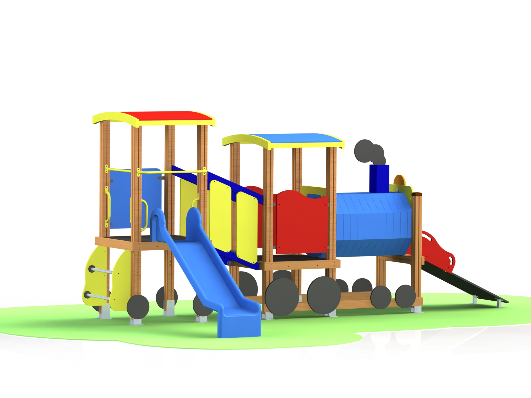 Combined playground equipment, model КД57 – “Puff-Puff”