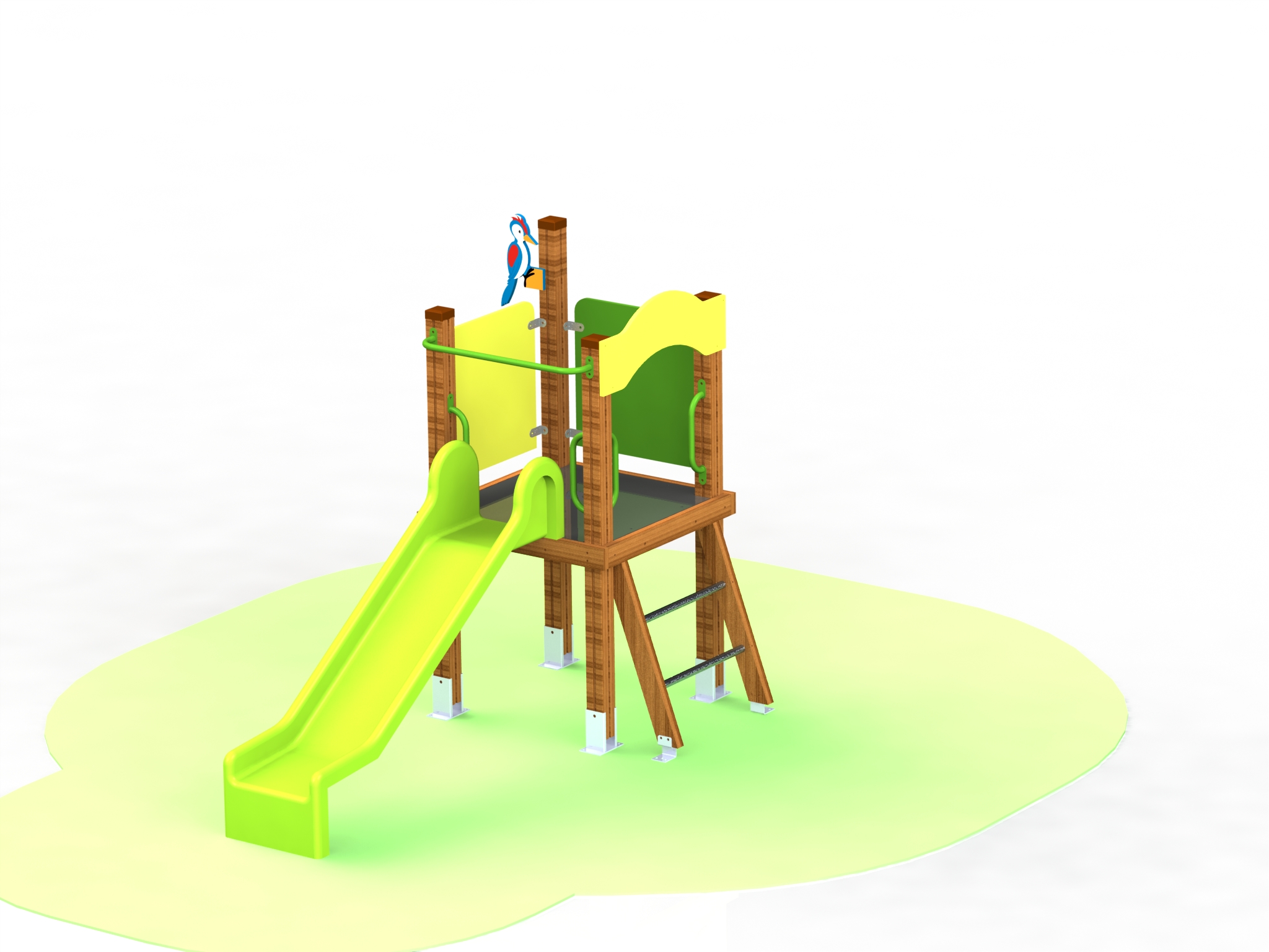 Combined playground equipment, model КД82 – “Woodpecker”