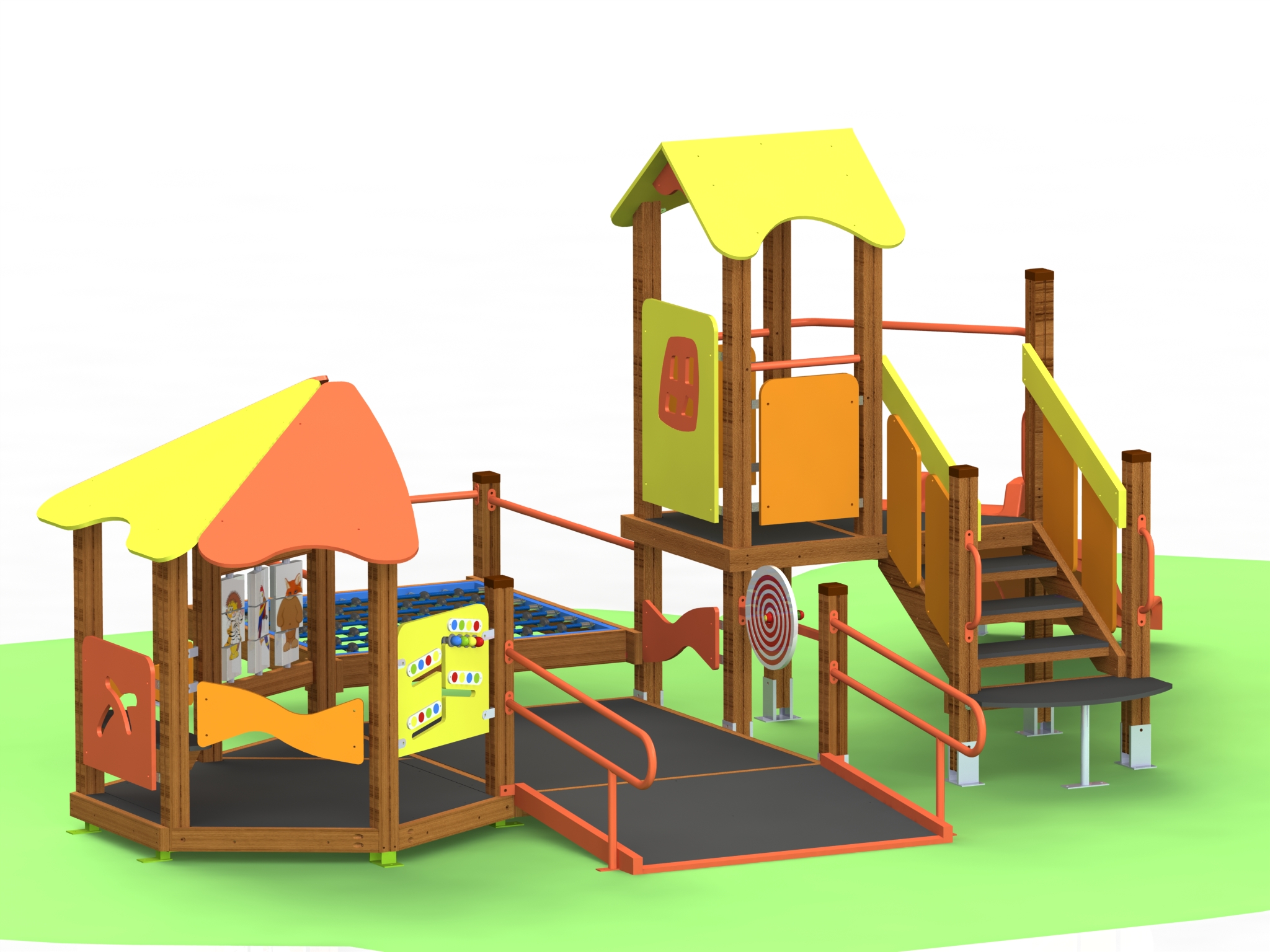 Combined playground equipment, model КДИ2