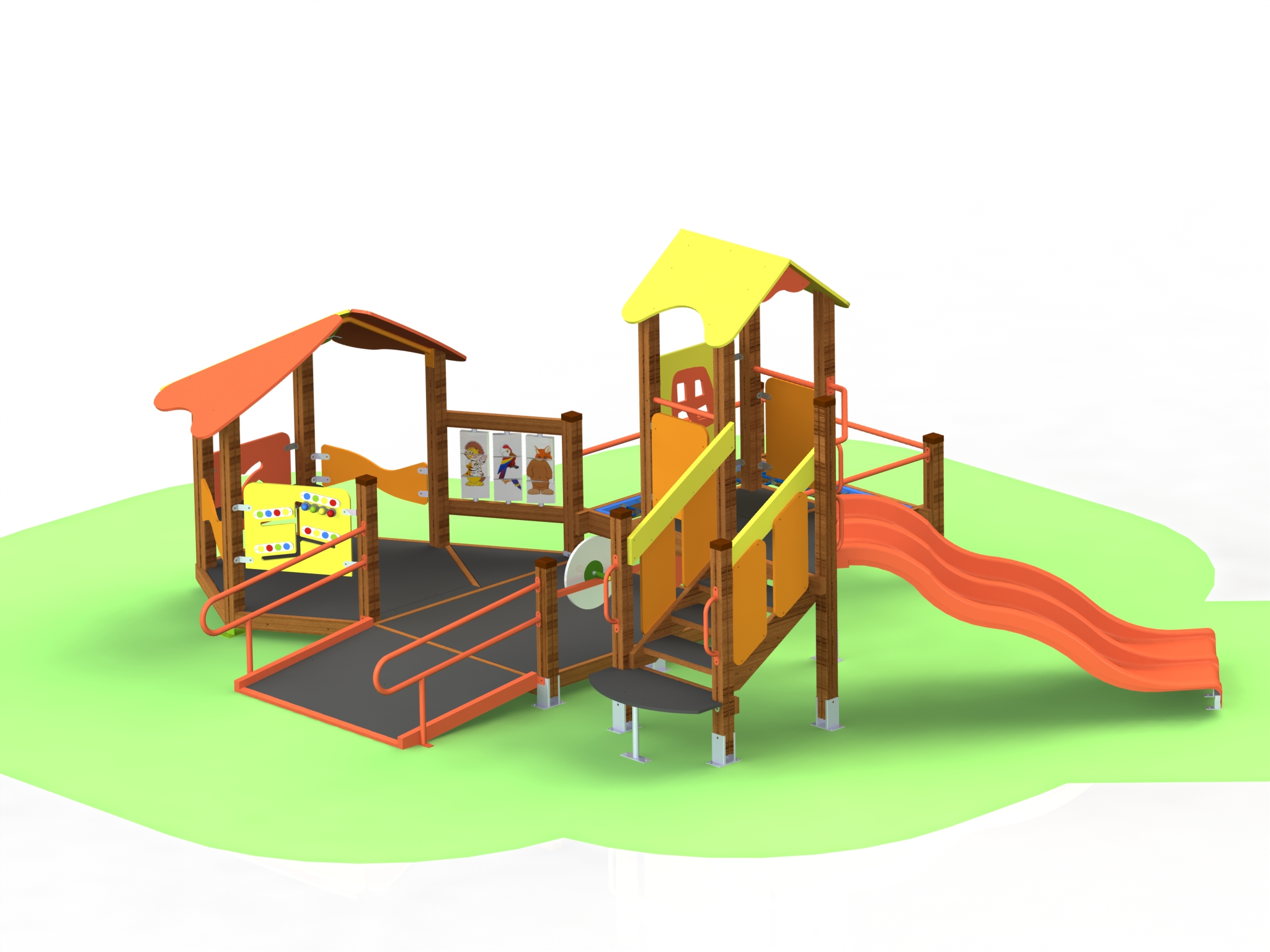 Комбинирано детско съоръжение, модел КДИ2