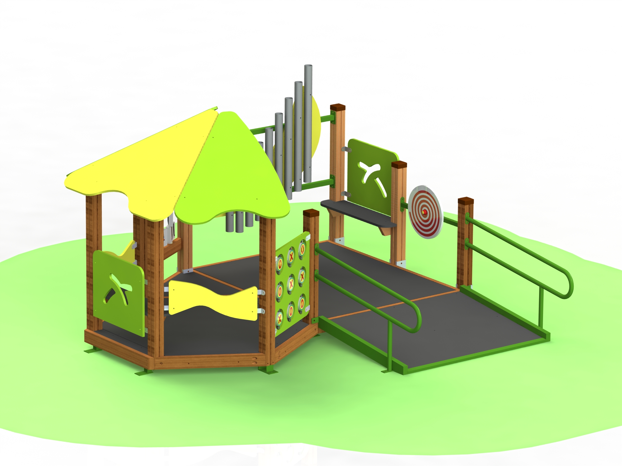 Combined playground equipment, model КДИ3