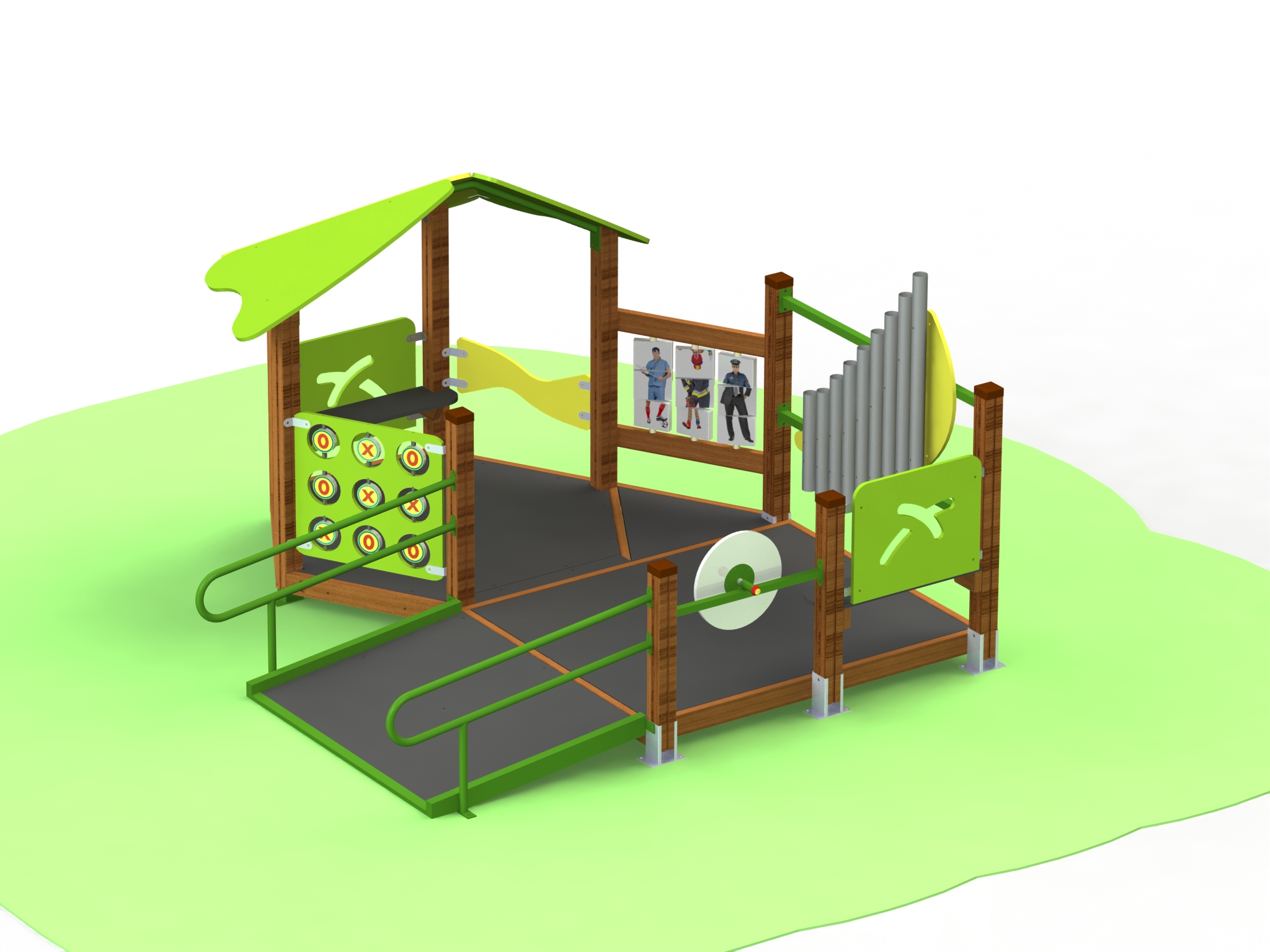 Product photo: Combined playground equipment, model КДИ3