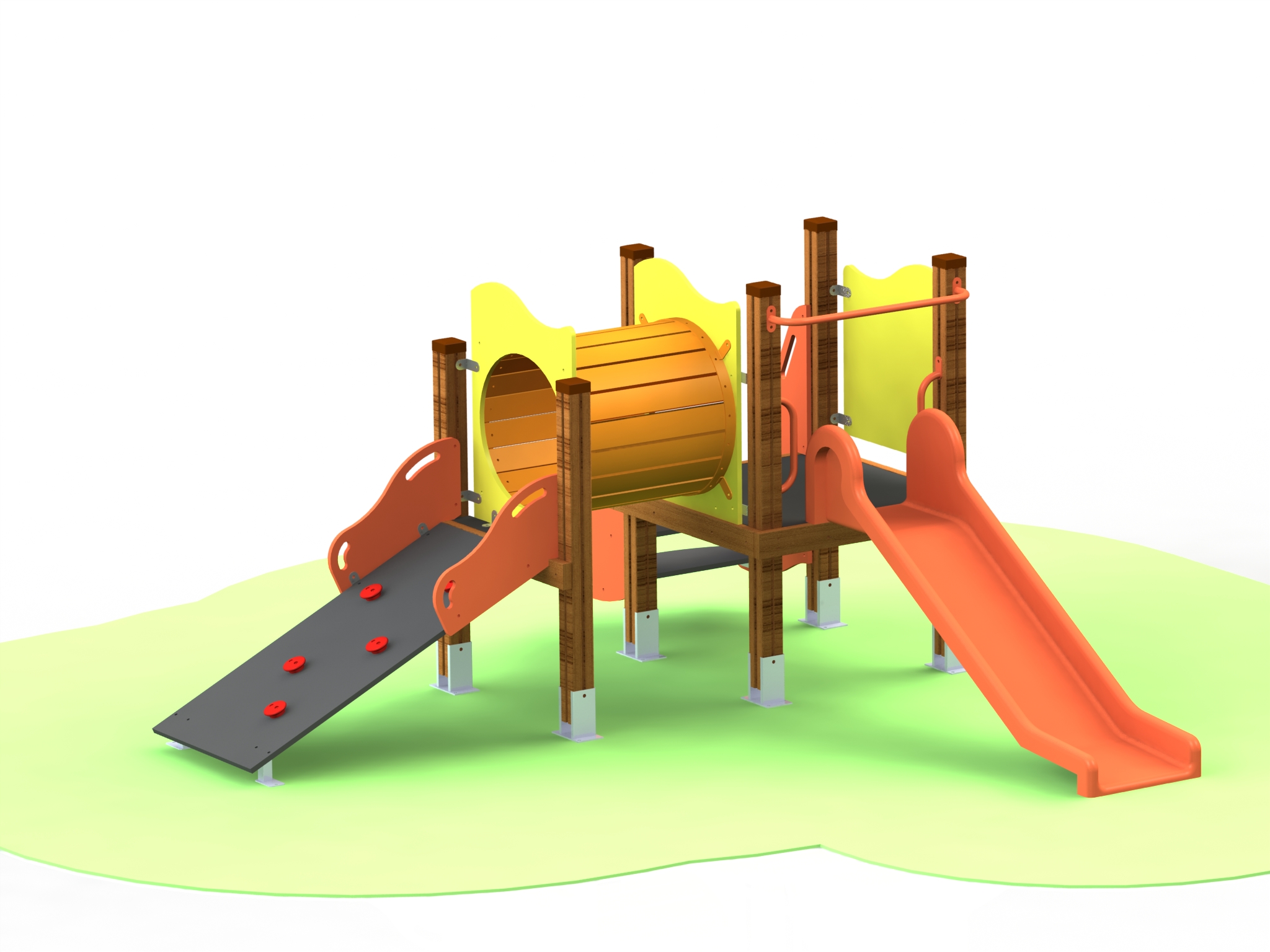 Combined playground equipment, model КД67