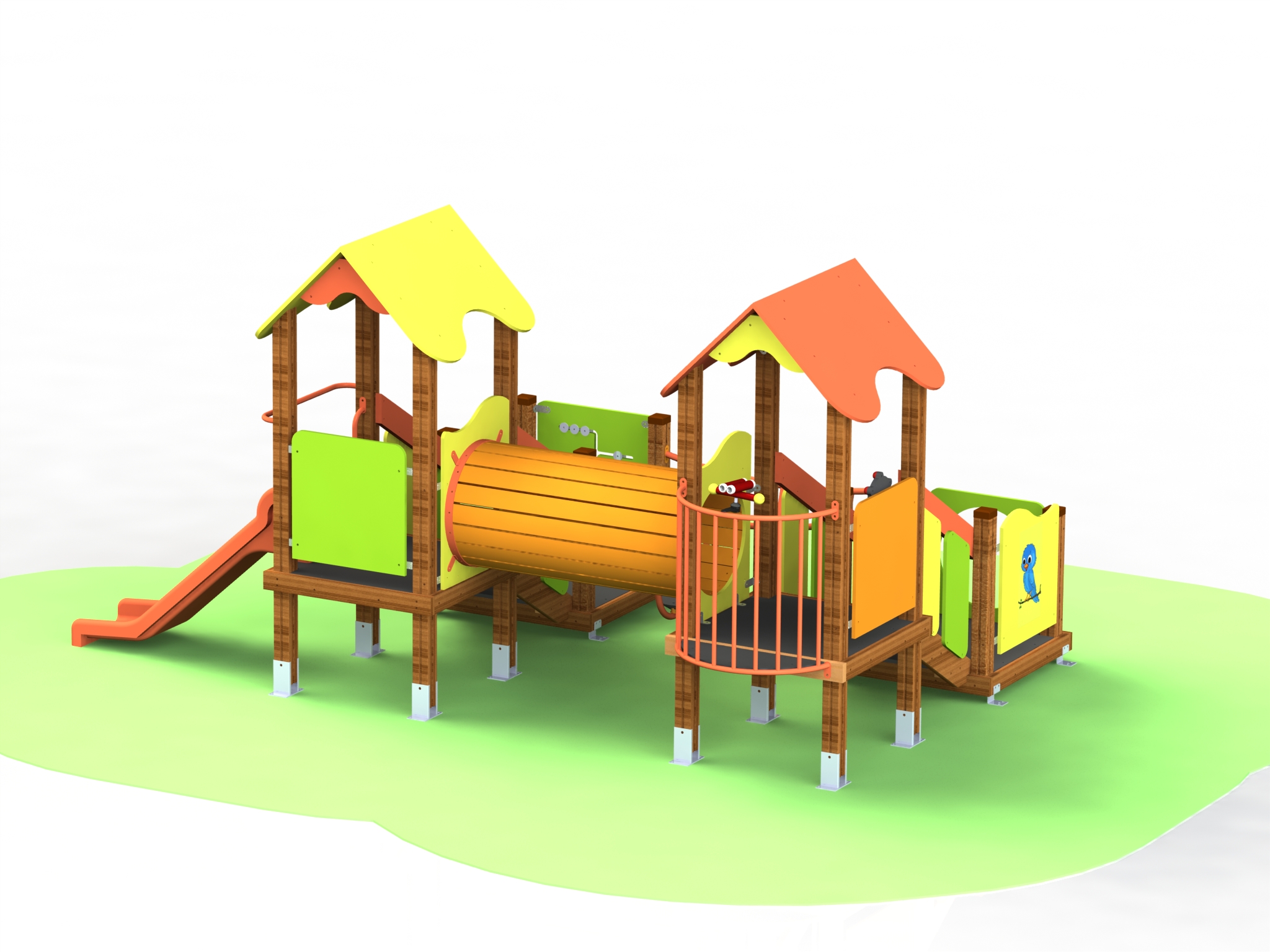 Combined playground equipment KD97