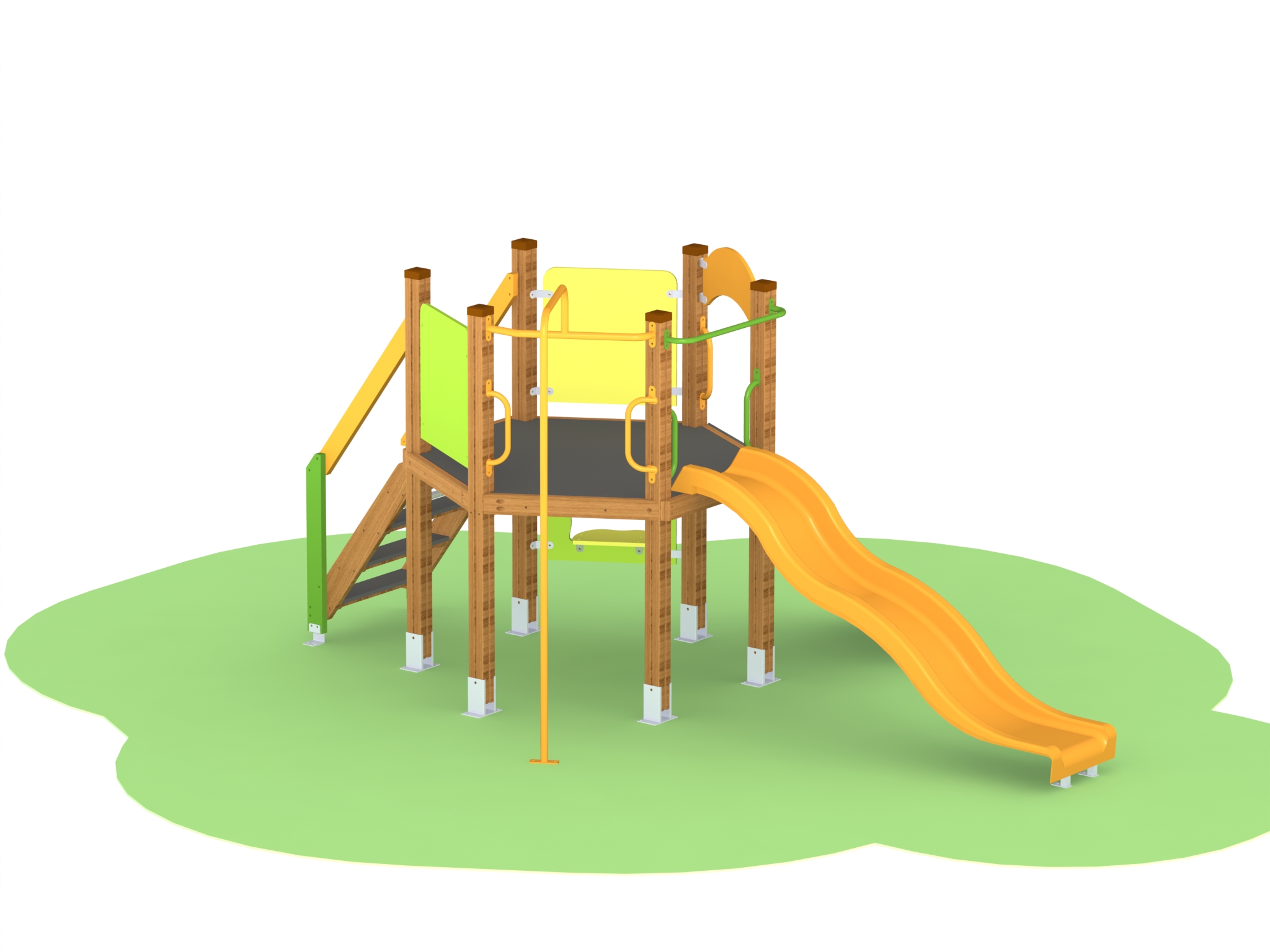 Combined playground equipment, model КД107