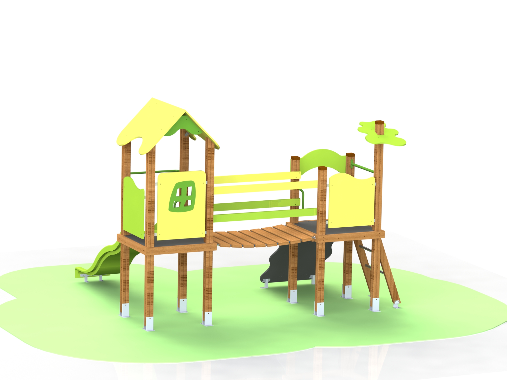 Combined playground equipment, model КД112