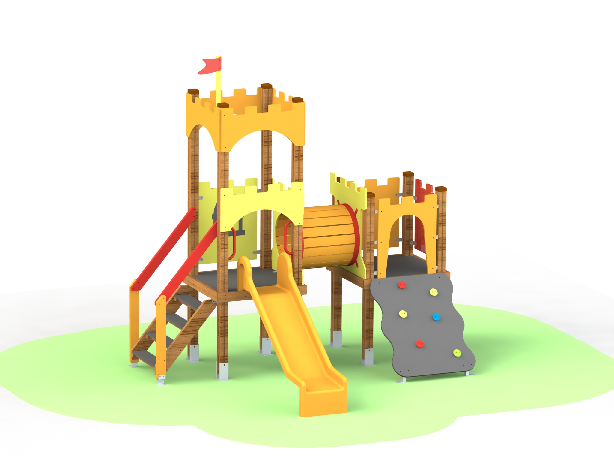 Combined playground equipment, model КД73