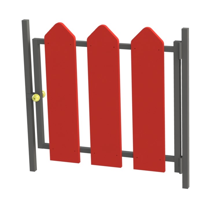 Цветна ограда PVC