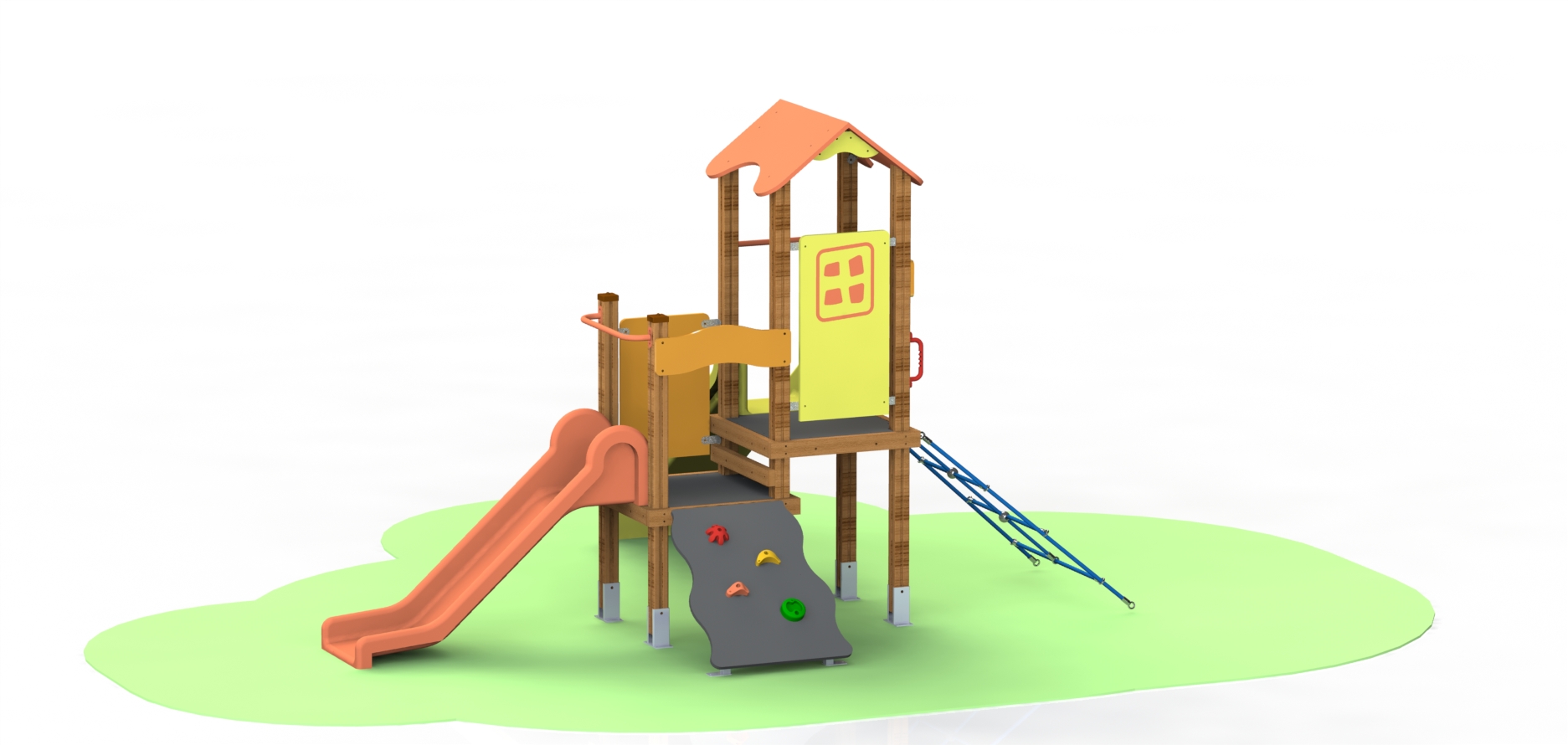 Combined playground equipment, model КДM131