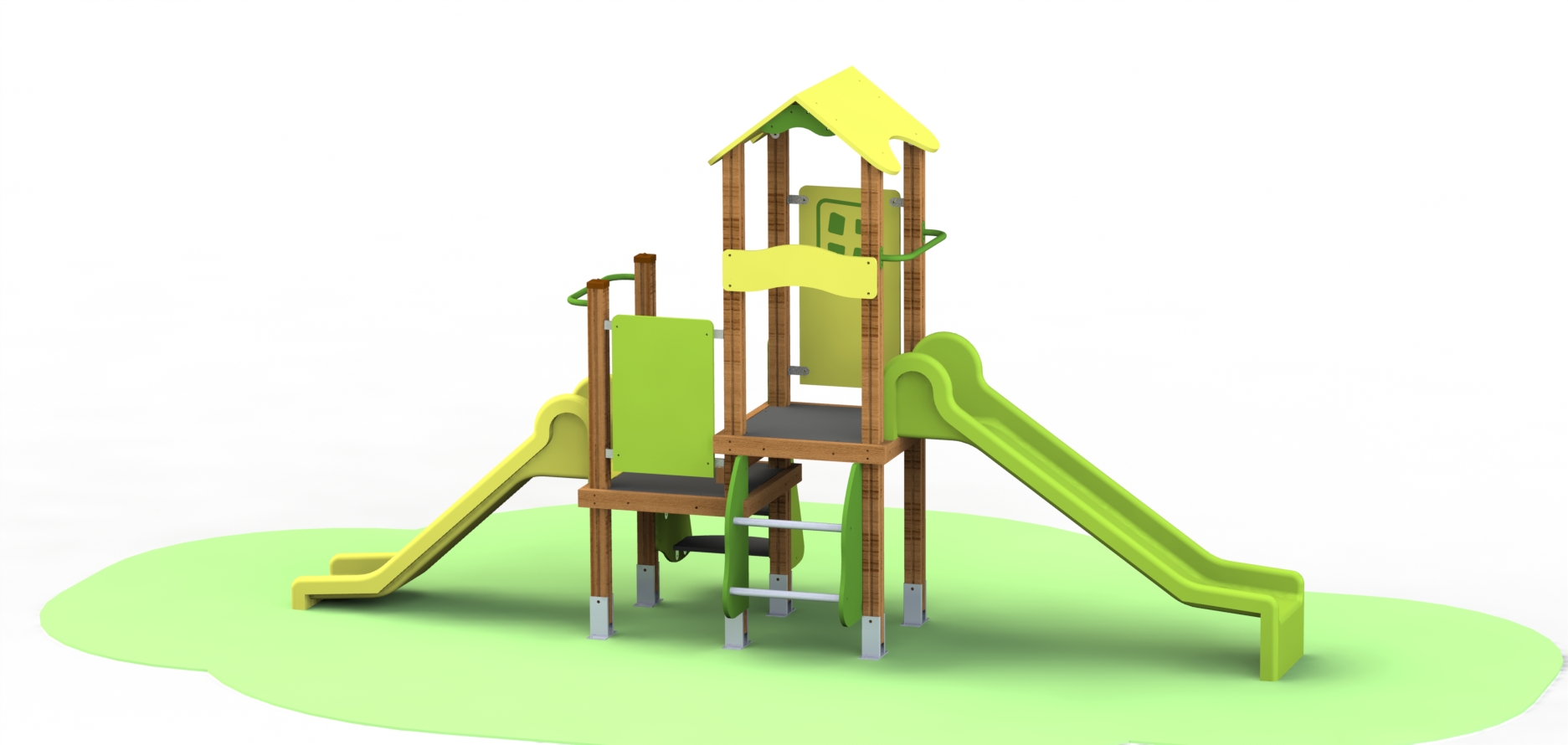Combined playground equipment, model КДM132