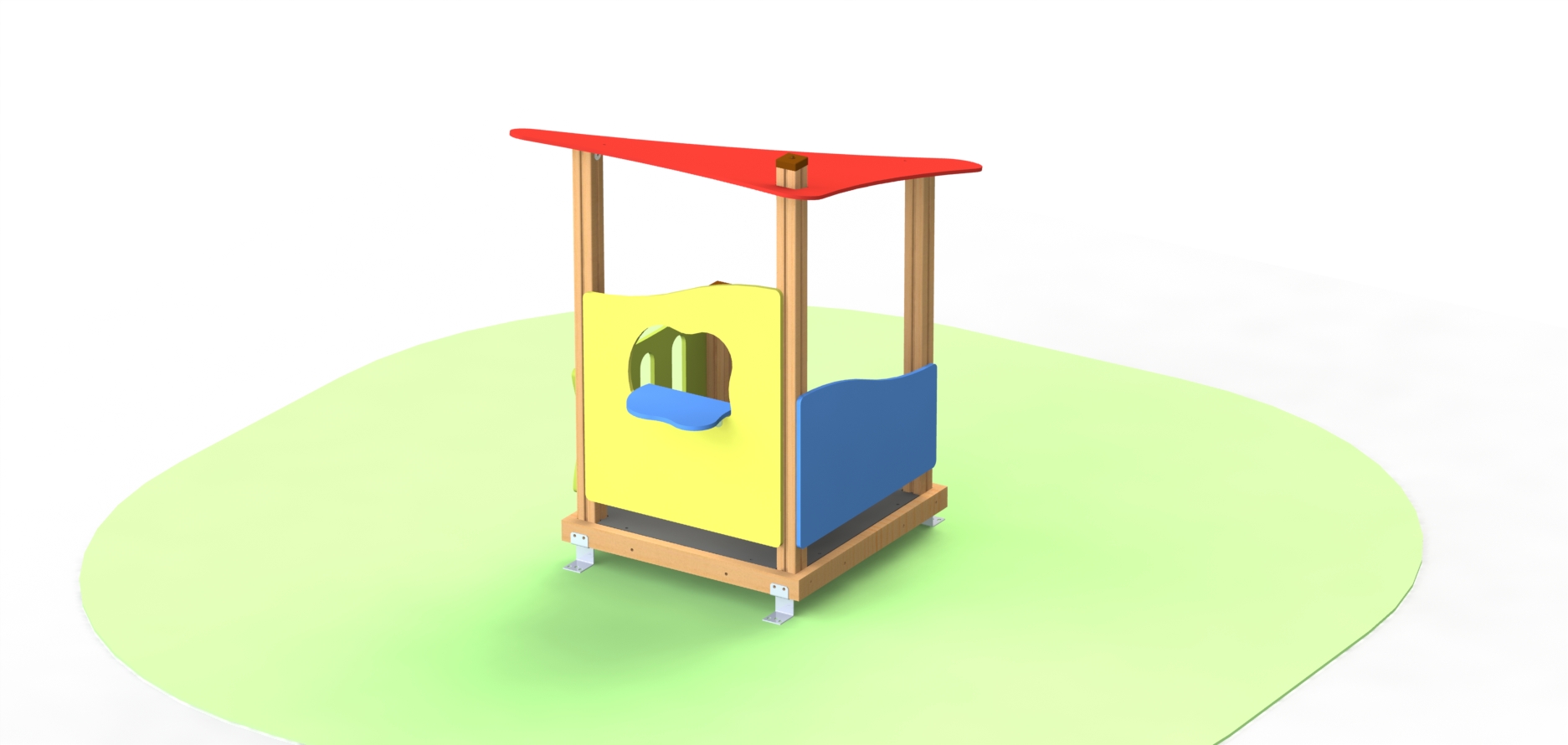 Детскa къщичка с пейки, модел Б28