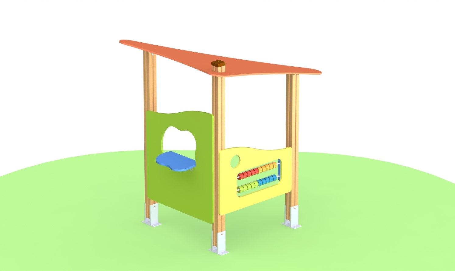 Детска къщичка със занимателни игри, модел Б29