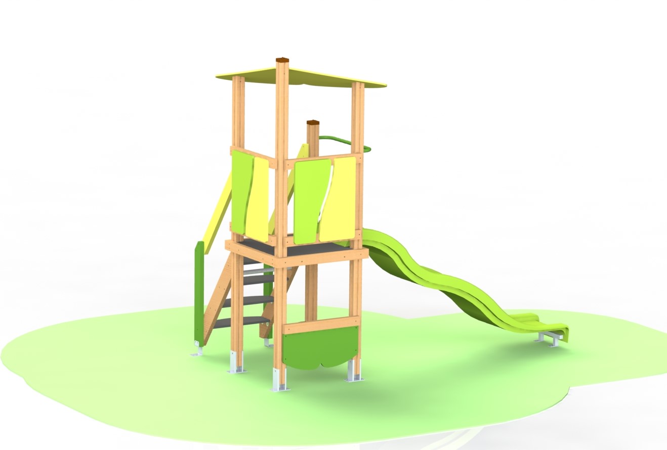 Combined playground equipment, model KDC01