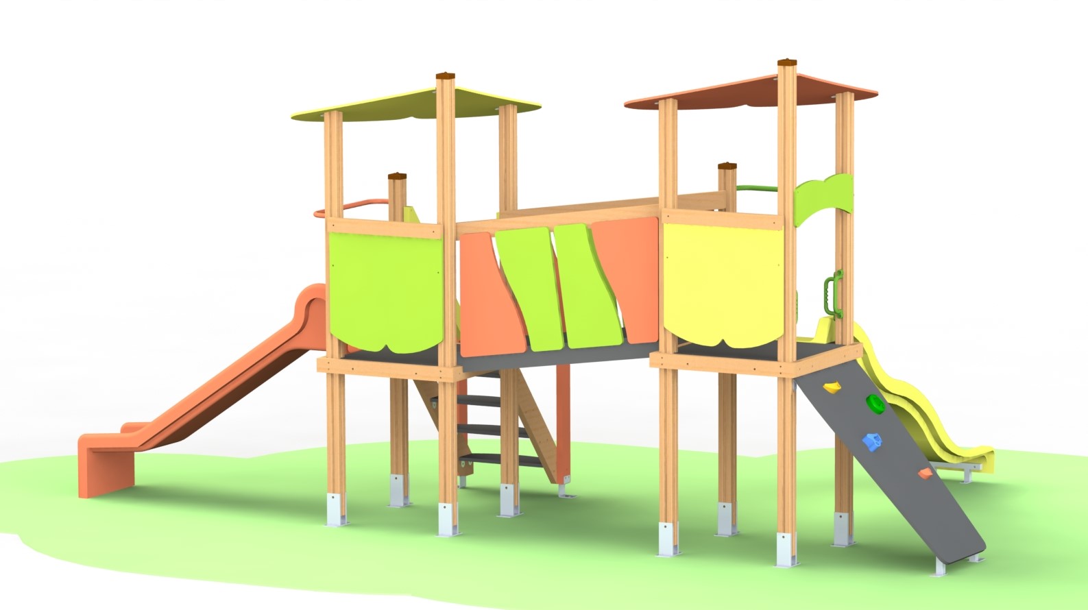 Combined playground equipment, model КDC03