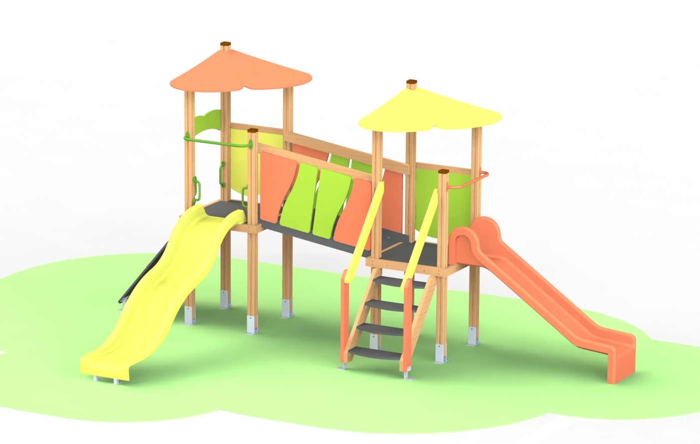Снимка на продукта: Комбинирано детско съоръжение, модел КДС03
