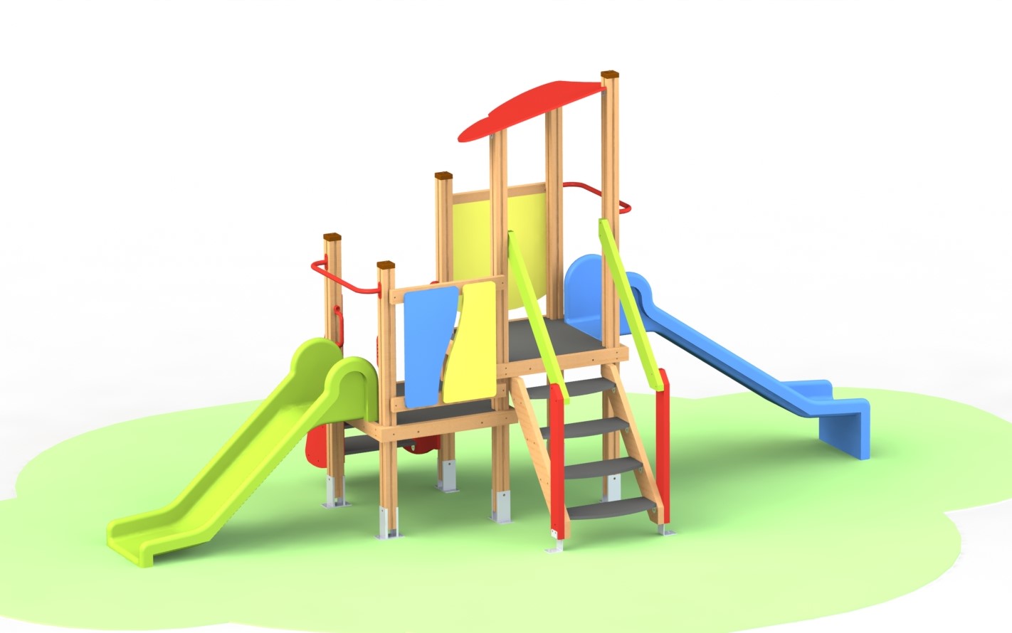 Combined playground equipment, model КDC132