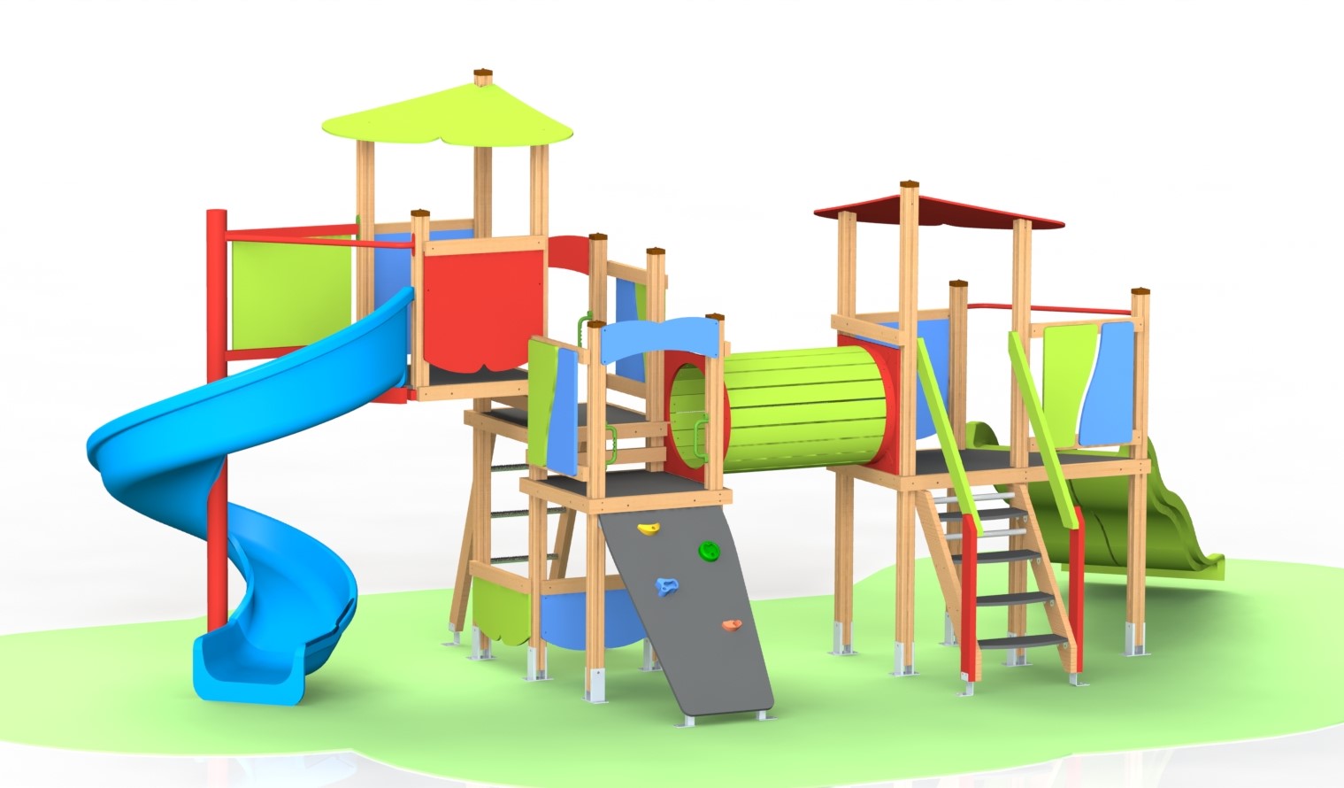 Combined playground equipment, model КDC27