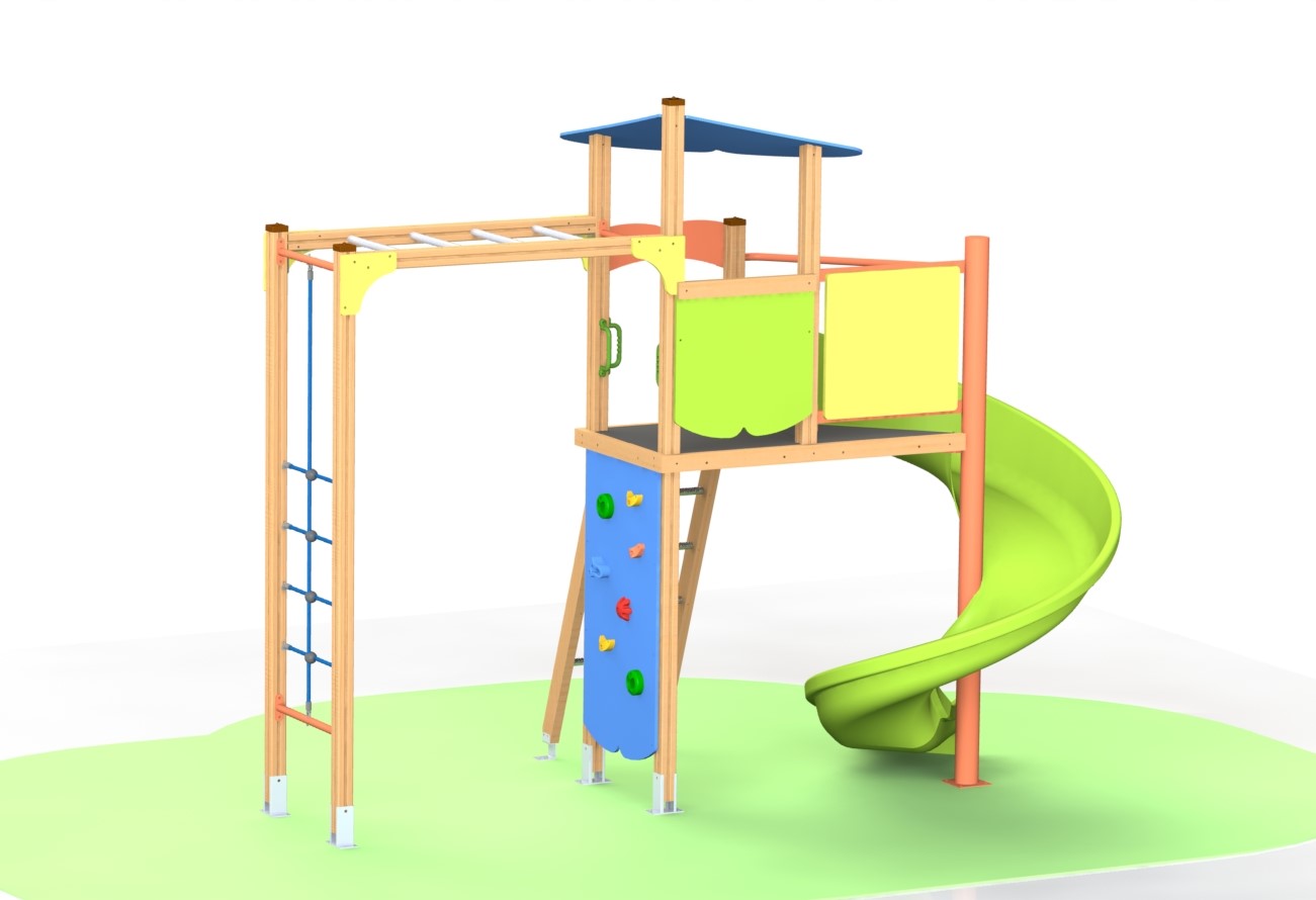 Combined playground equipment, model КDC36