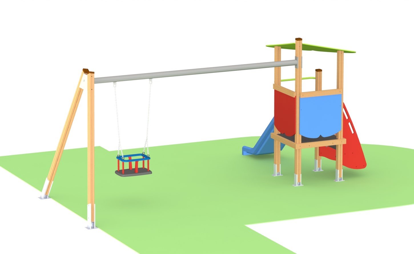 Combined playground equipment, model КDC58