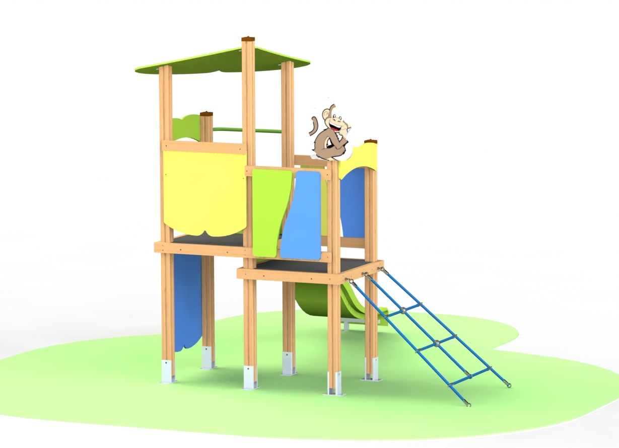 Combined playground equipment, model КDC90