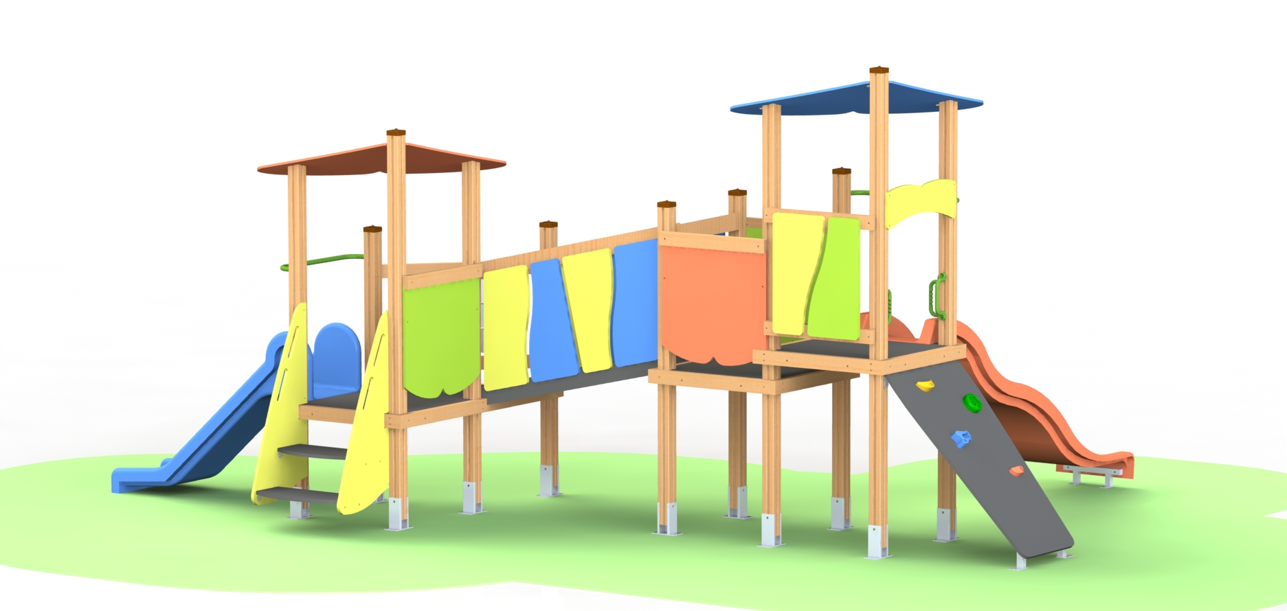 Combined playground equipment, model КDC93
