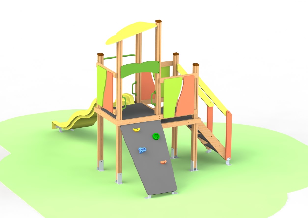 Combined playground equipment, model КDC98