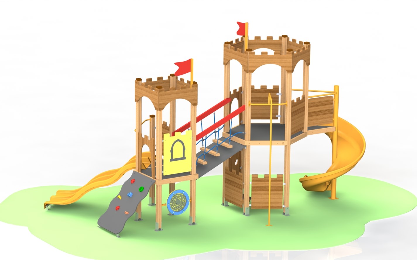 Combined playground equipment, model КД127