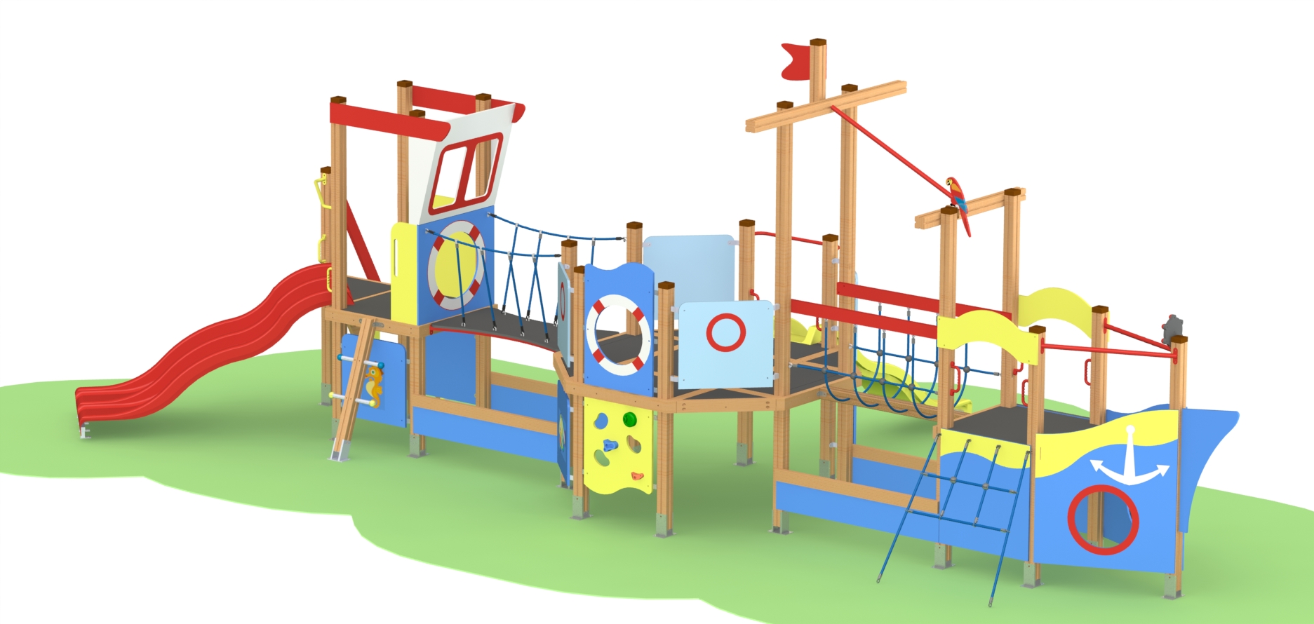 Combined playground equipment, model КД123