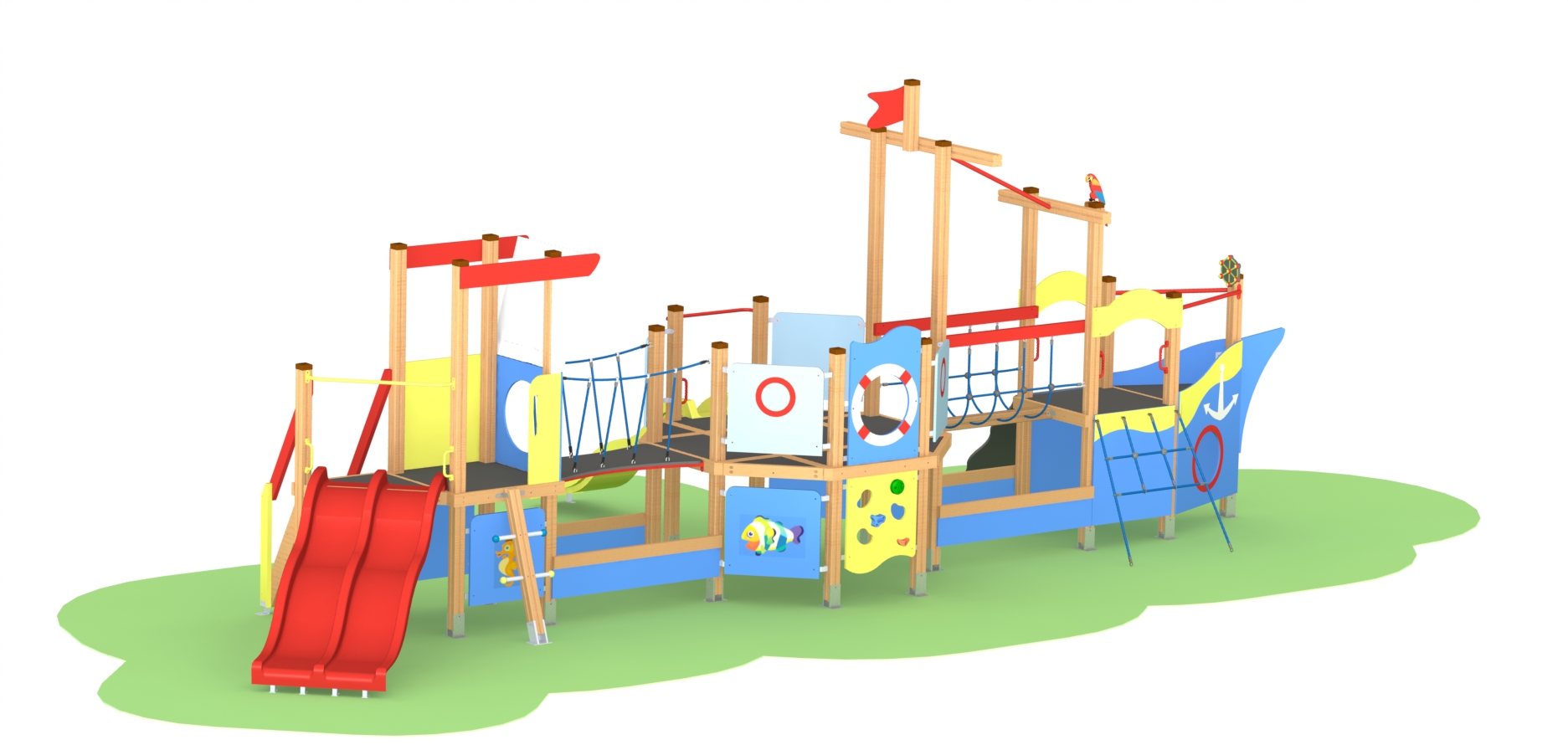 Combined playground equipment, model КД123