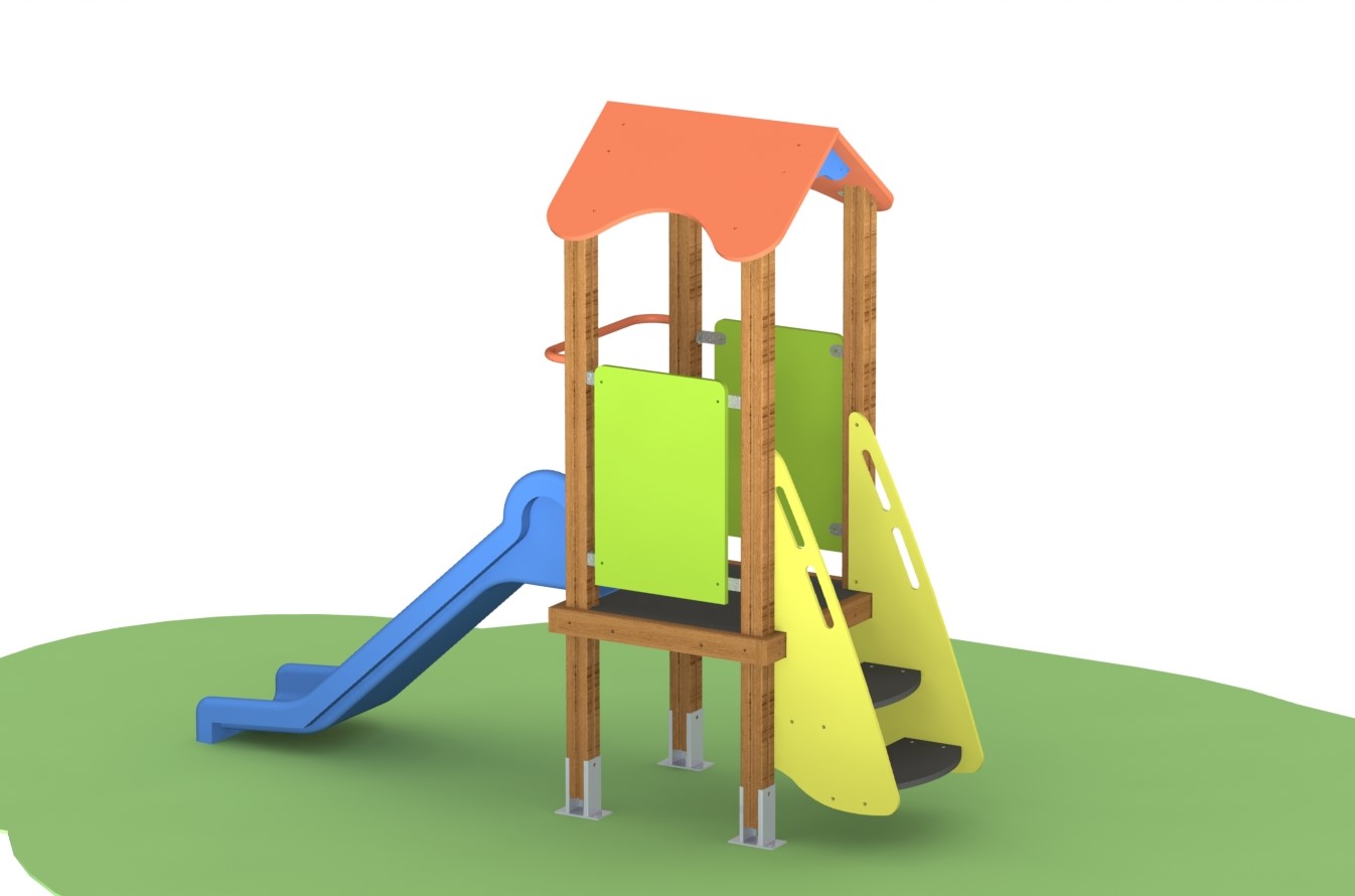 Combined playground equipment, model КДM143