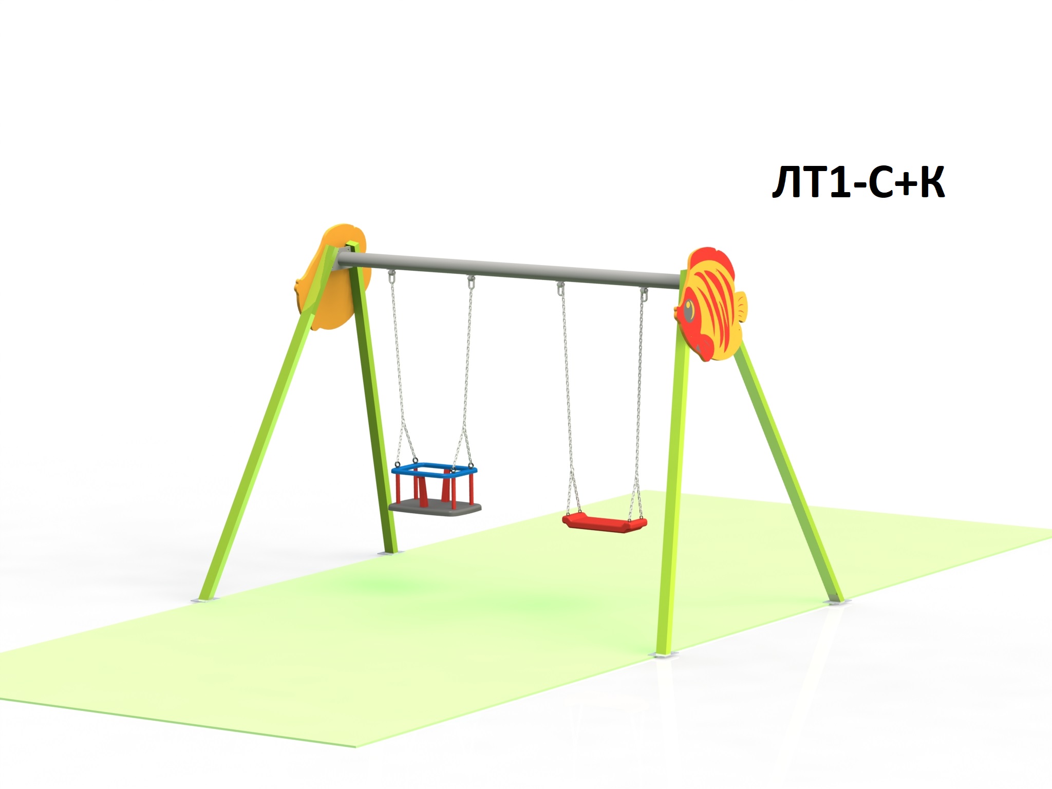 Product photo: Thematic children swings, ЛТ-С+К model