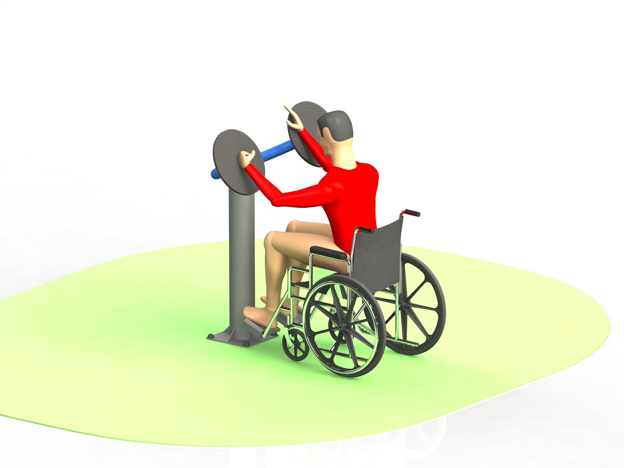 Product photo: Arm streching trainer for disabled people, ФМС68 model