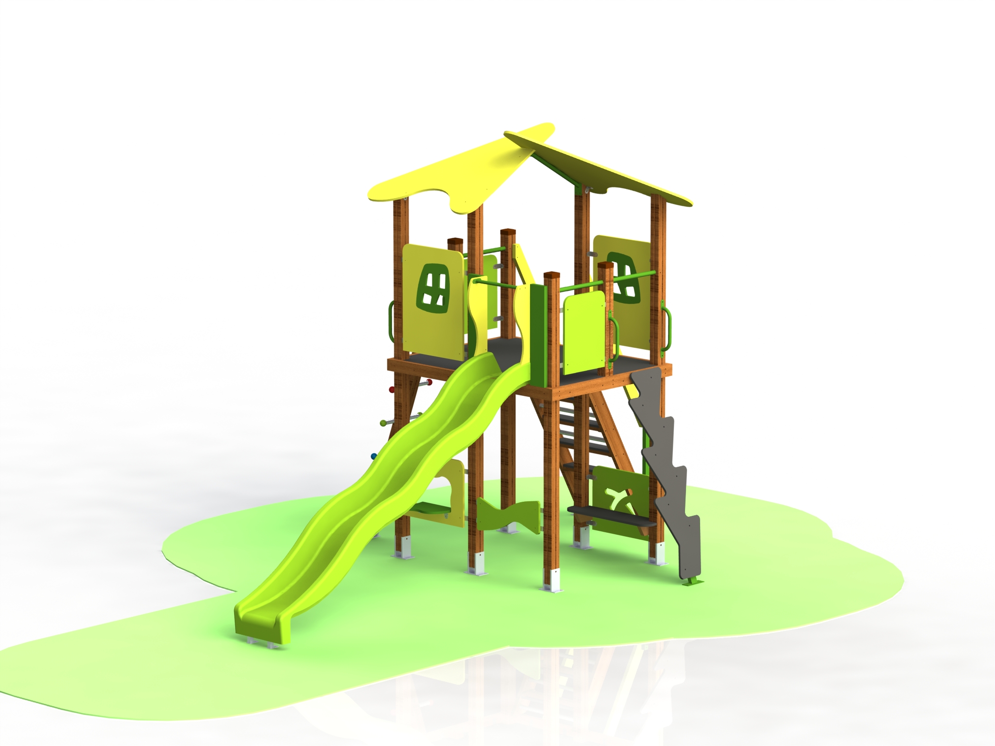Снимка на продукта: Комбинирано детско съоръжение, модел КД11